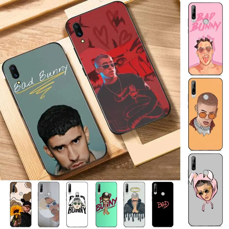 

Bad Bunny Phone Case for Huawei Y 6 9 7 5 8s prime 2019 2018 enjoy 7 plus