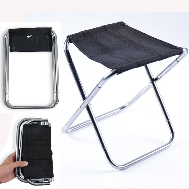 

Mini Folding Camping Stool Portable Foldable Camp Chair Outdoor Chairs for BBQ Travel Hiking Camping Fishing