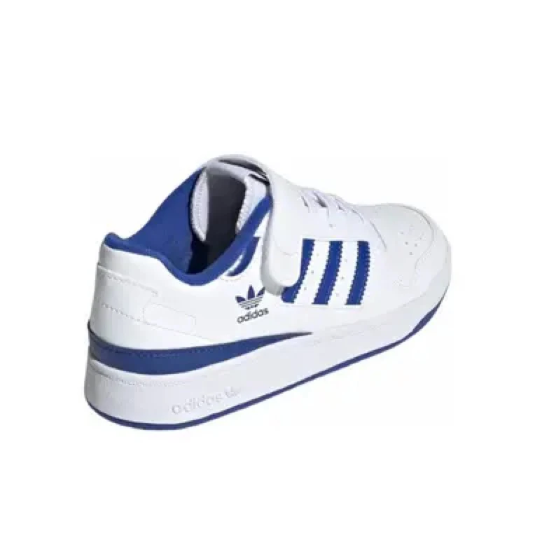 Adidas Forum Low Children's Cricket Shoes Clover Boy and Girls Classic Versatile Non-slip Breathable Sneaker