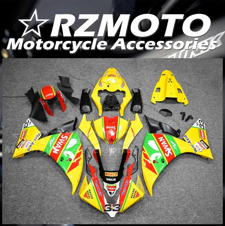 

Injection Mold New ABS Whole Fairings Kit fit for YAMAHA YZF-R1 2009 2010 2011 09 10 11 Bodywork Set Yellow