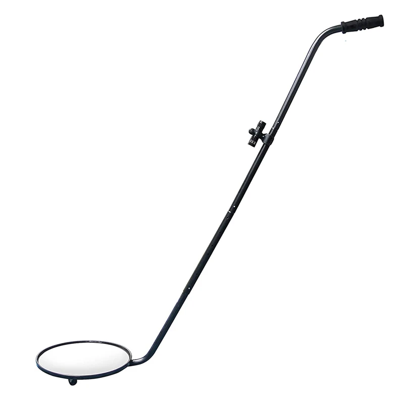 

Vehicle Inspection Mirror, Home Telescoping Security Mirror With Wheels And LED Light Lightweight Durable