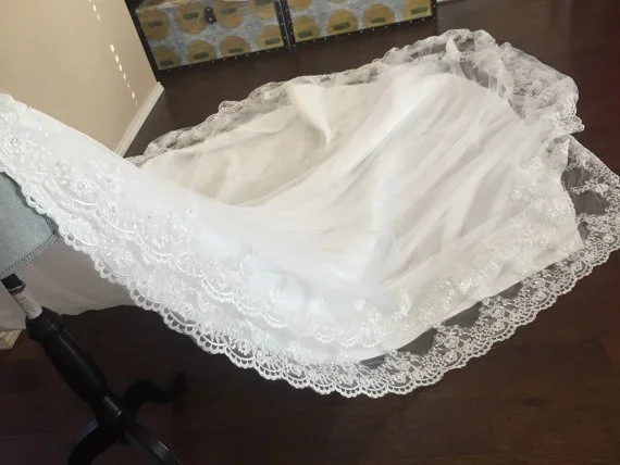 Кружевной съемный шлейф/бисерный Тюль со шлейфом с атласным подкладом/атласный