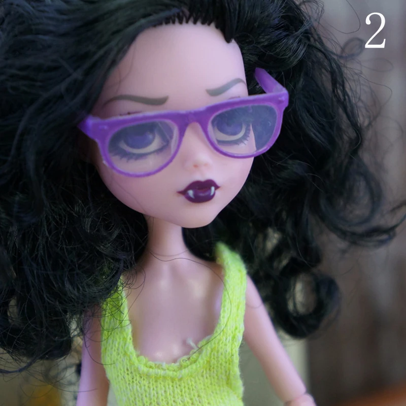 Красочные пластиковые очки для кукол Monster High, солнцезащитные очки для кукол MH, аксессуары для кукольного домика Ever After High 16 (art.: 3920b9500cdcb) - 3920b9500cdcb