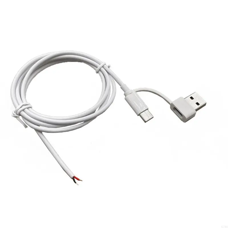 USB Type C кабель питания черный 5V 2A