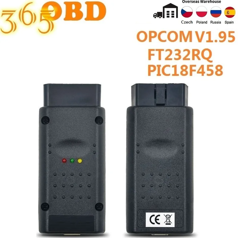 Сканер OPCOM V1.99/V1.95/V1.70 с чипом PIC18f458 FT232RQ Opcom 2021 200603a OP COM V1.95 может быть обновлено
