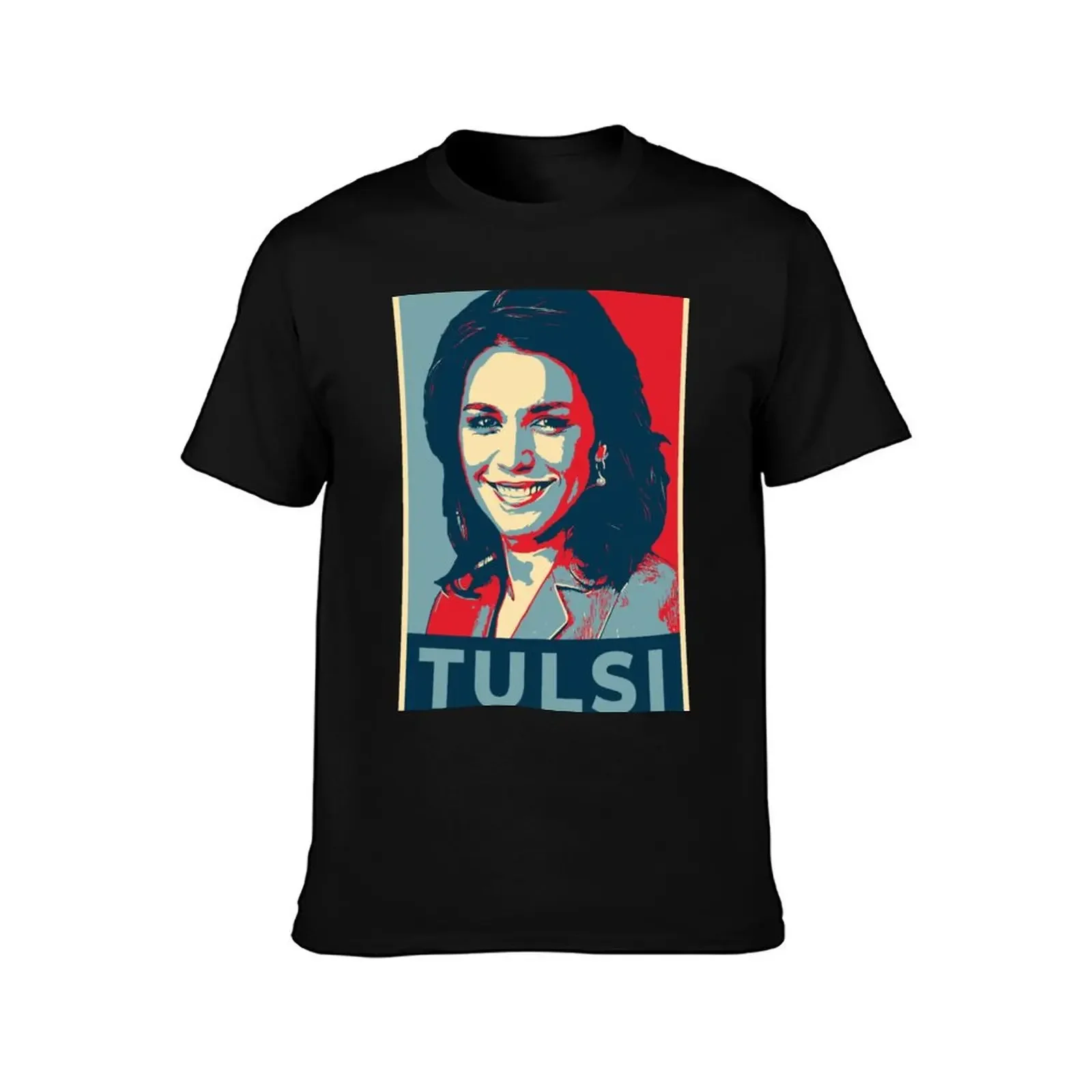 Футболка Tulsi Gabbard блузка летняя рубашка хлопковые мужские футболки мужская