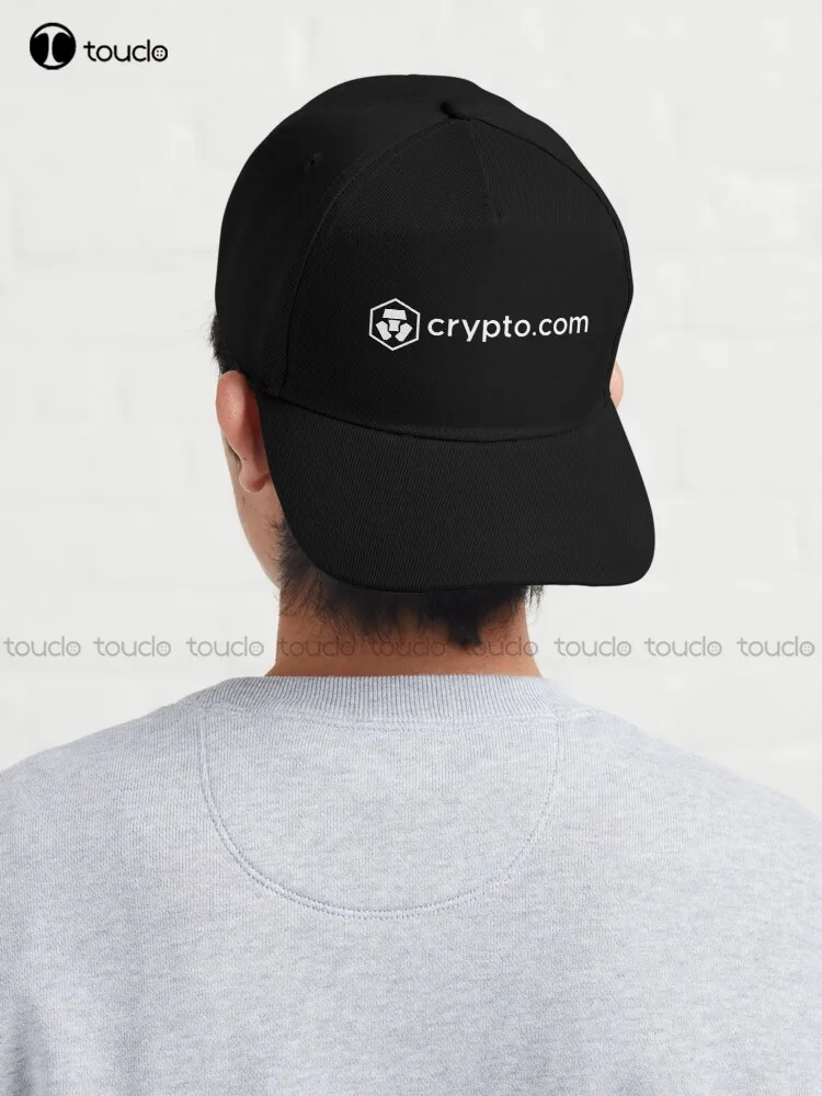 

Crypto.Com Coin Cronos Cryptocurrency - Cronos Cro Token Baseball Cap White Hats For Men Street Skateboard Custom Gift Sun Hats
