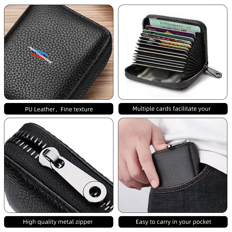 Женский кошелек на молнии модный ретро для мелочи портативный кожаный карт BMW