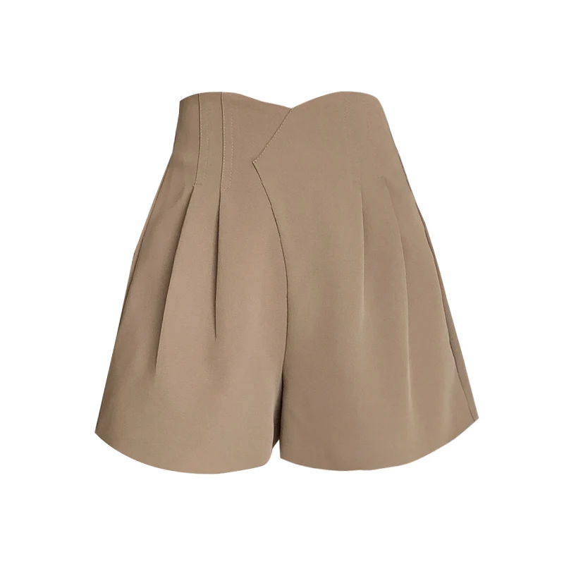 Korean Fashion Shorts for Women 2023 Summer Suit Shorts Women New High Waist Shorts Casual Wide Leg Pants A-line OL Shorts Skirt