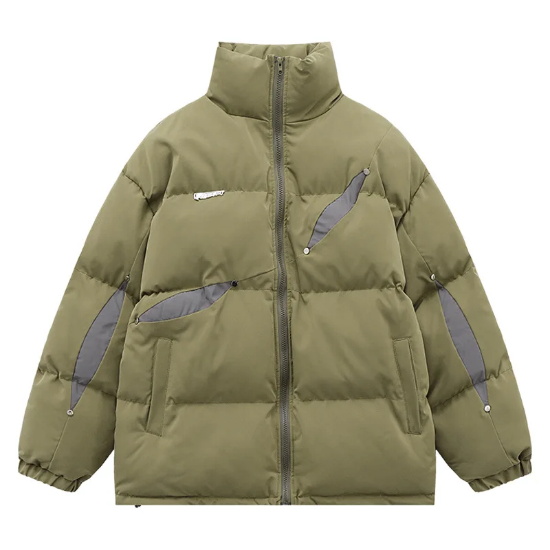 Rainbowtouches Men Winter Casual Thick Warm Windproof Parkas Jackets Men Down Coat 2022 Fashion High Quality Patchwork Jacket