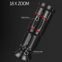 portable universal phone concert mobile camera external 18x zoom hd telephoto optical lens with clip for isamsung huawei
