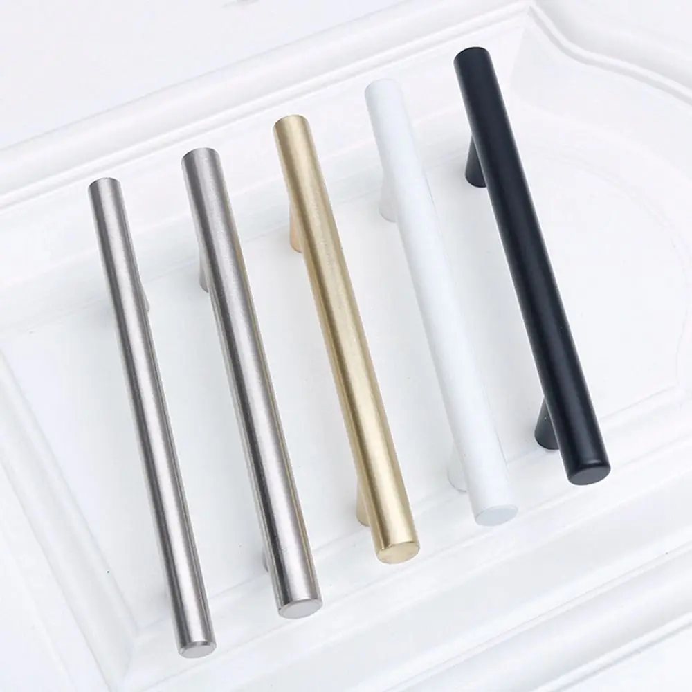 

Aluminum Alloy Golden Simple Luxury White Single Hole Door Knobs Drawer Handle Furniture Hardware Cabinet Handle