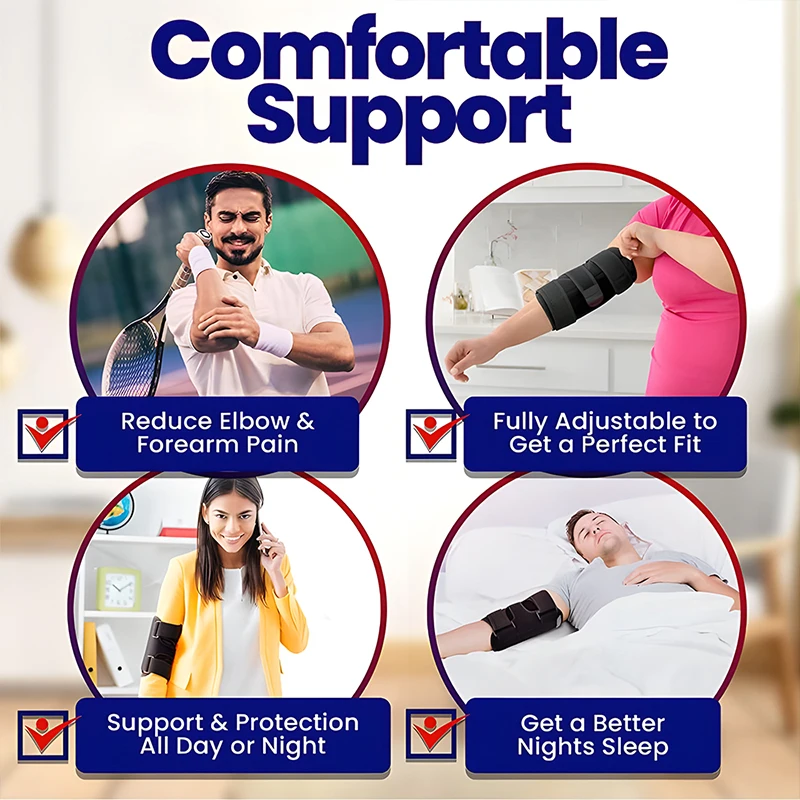 Сжатие локтя для сна иммобилайзер колена мужчин и женщин