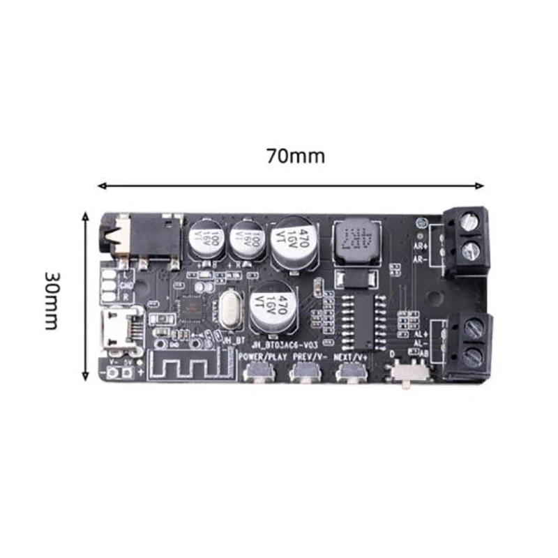 Усилитель мощности 2x50 Вт Bluetooth класс D Звук Hi-Fi |