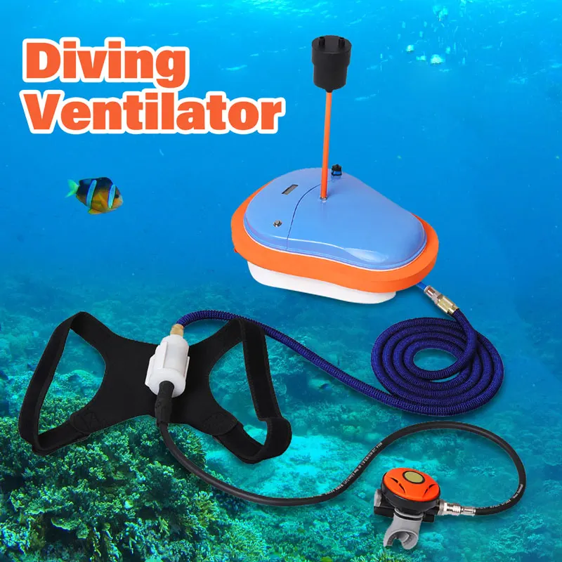 

Diving Ventilator Portable Underwater Scuba 50 mins Deep Float Diving Device Support replace Battery and take on Plane New Model