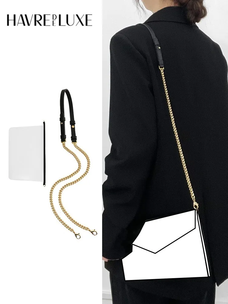 Roland Envelope Clutch Transformation Chain Do Not Fade Metal Up Town Bag Crossbody Shoulder Strap Single-purchase Accessories