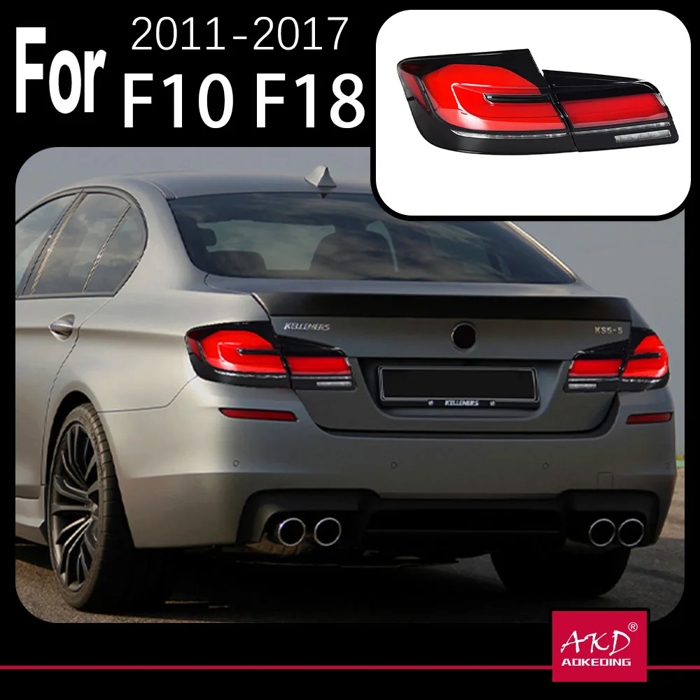 AKD модель автомобиля для BMW F10 светодиодный задсветильник 2011-2017 F18 задний фонарь 520i