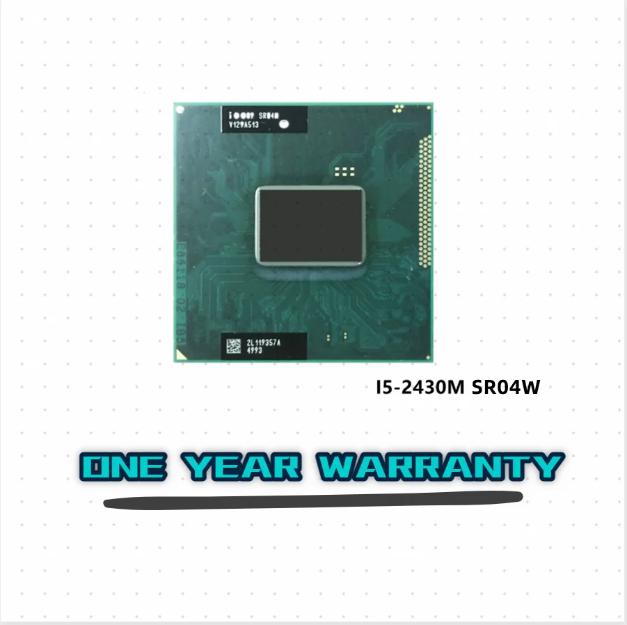 

Процессор Intel Core i5-2430M i5 2430M SR04W 2,4 ГГц двухъядерный четырехпоточный 3M 35W Socket G2 / rPGA988B