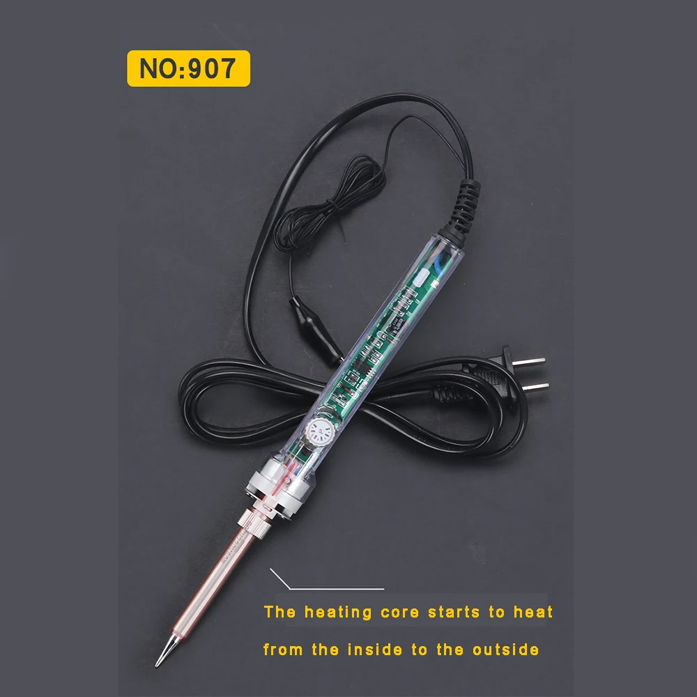 

60W Adjustable Temperature Soldering Iron Internal Heating Type Household Electronic Welding Repair Tool