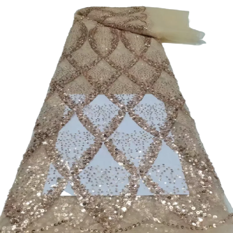 

Африканская кружевная ткань с золотыми блестками 2022, высококачественное нигерийское кружево для свадебной вечеринки, французская Тюлевая кружевная ткань для платья