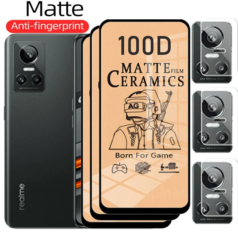 

Matte Ceramic for realme gt neo 3 Soft Glass film gtneo3 Screen Protector realme gt neo3 Camera protection Realme Gt Neo 3