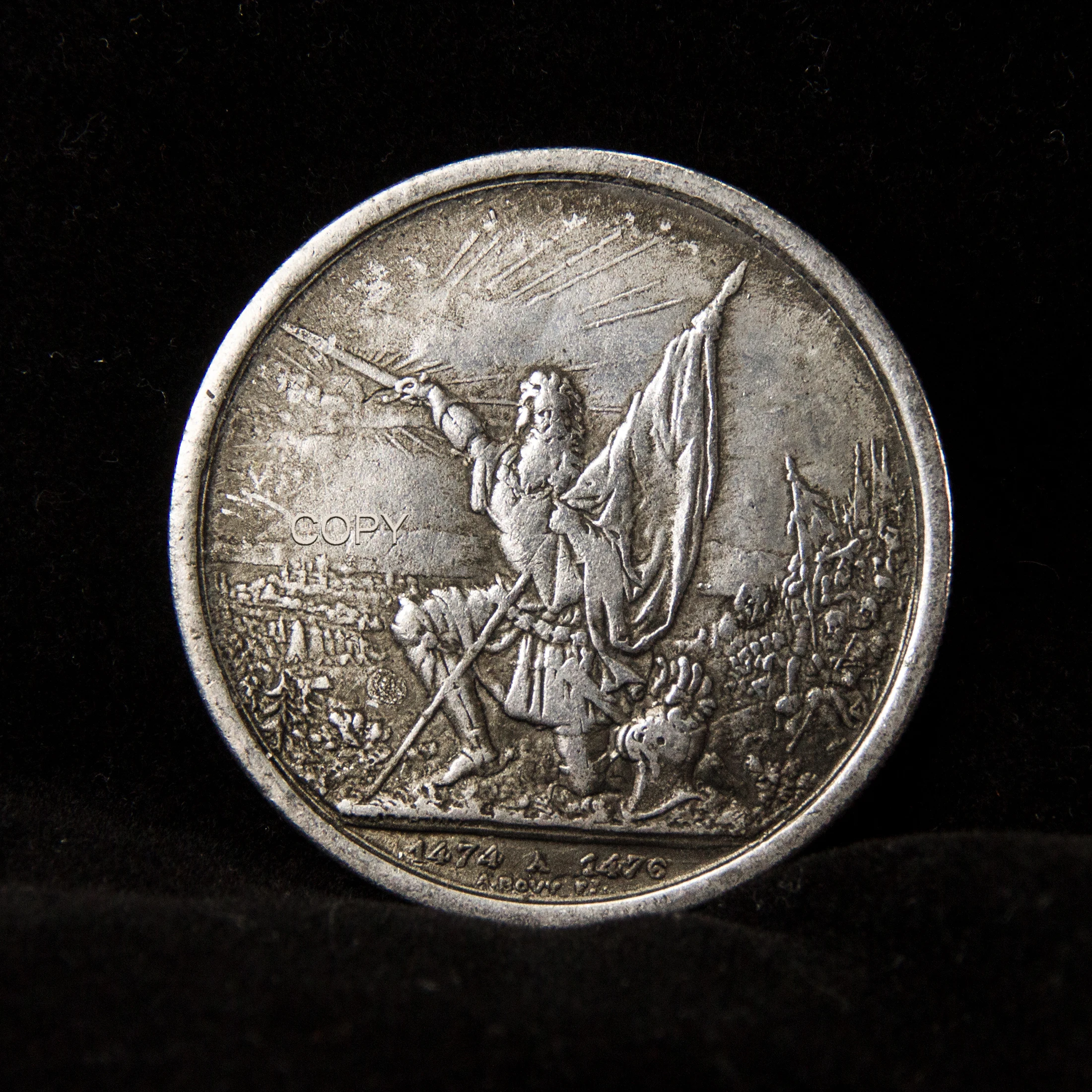 1874 год швейцарский праздник св. Галлен вызов 5 франков монета памятный подарок