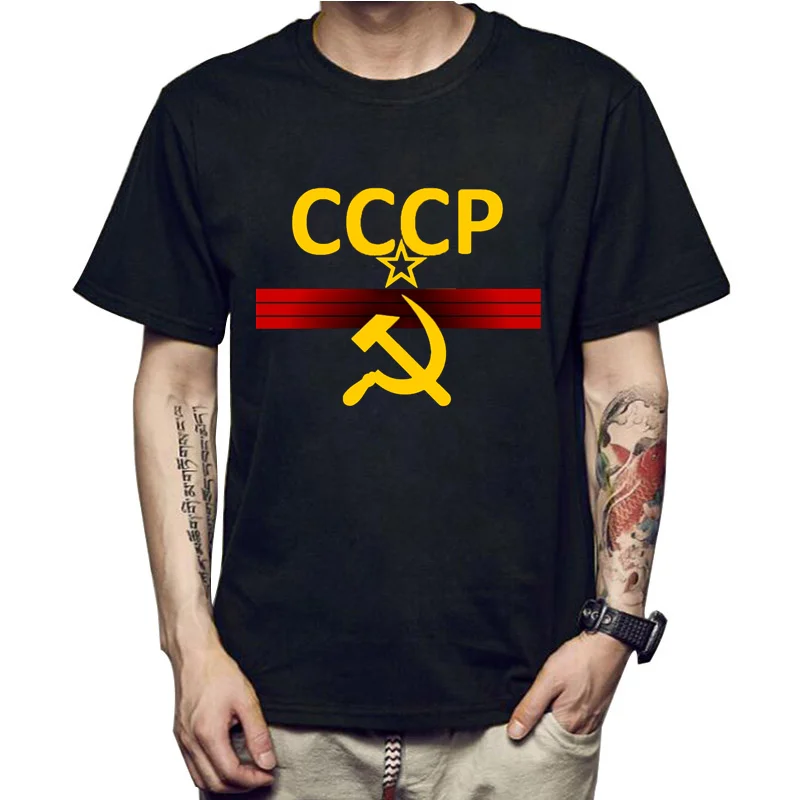 

Футболка мужская с коротким рукавом, советский Россия, Хоккей, CCCP, брендовая одежда, летняя новая модная свободная спортивная одежда с кругл...