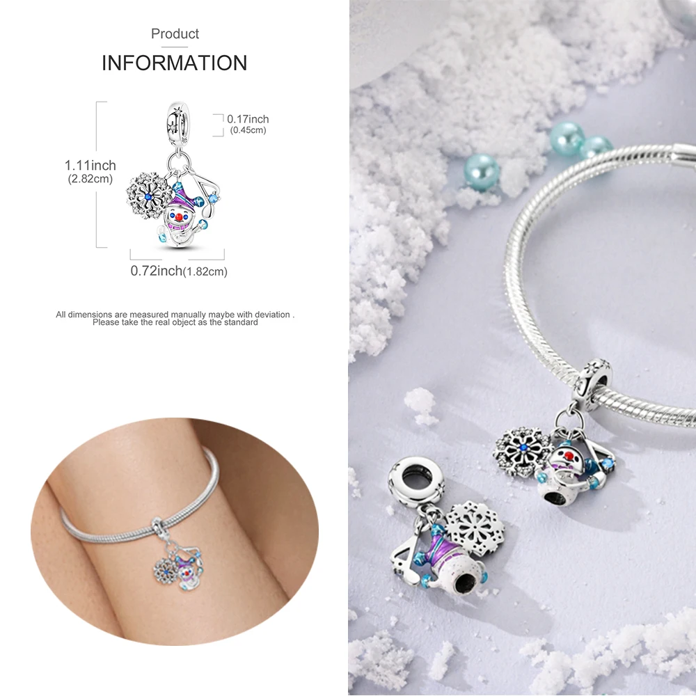 Стерлингового Серебра 925 ночная сова ледяной человек и красочная любовь