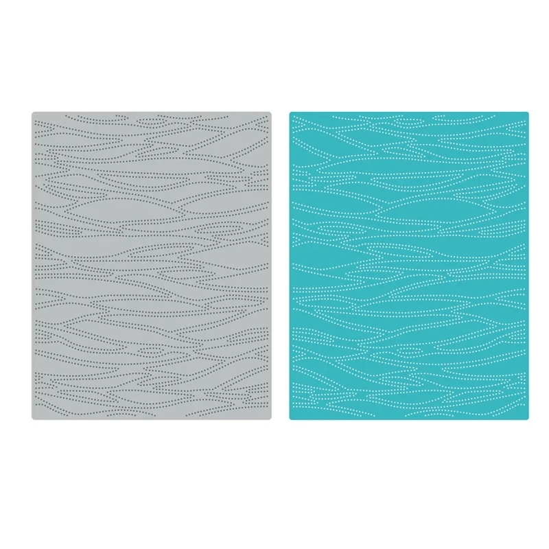 

HonB Waves Pierced Cover Plate Cutting Dies for New July 2022 Scrapbooking Paper Making Embossing Frame Craft Card no Stamps