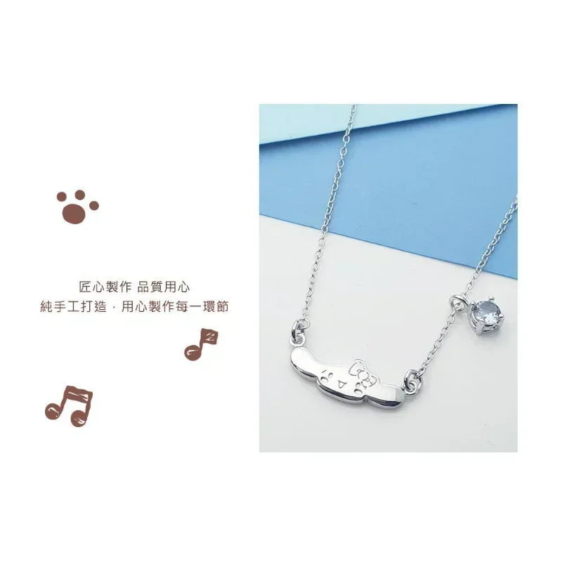 Ювелирные изделия серии Sanrio ювелирные Cinnamoroll Hellokitty ожерелье из стерлингового