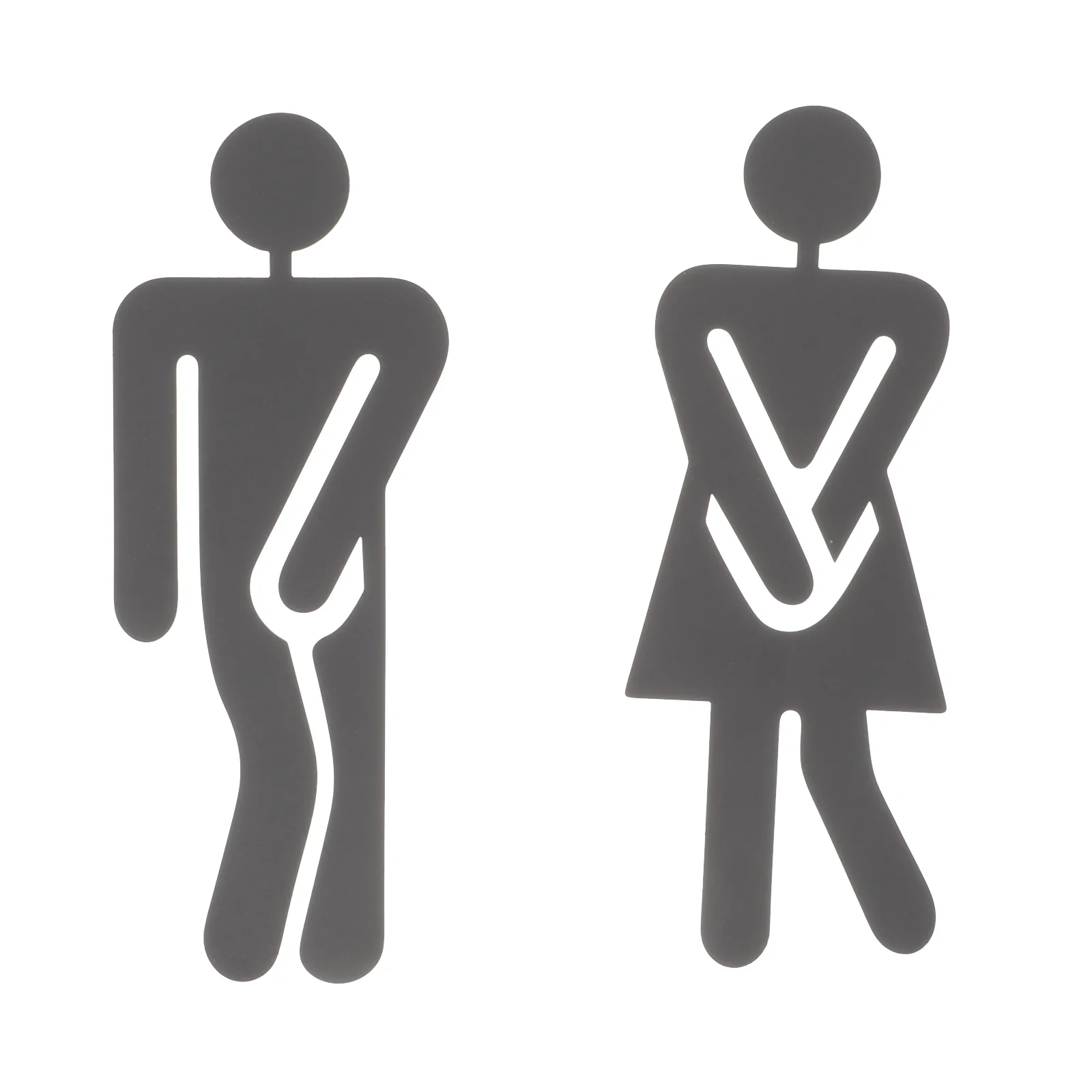 

1 Pair Men Bathroom Signs Restroom Guiding Signs Identification Signs