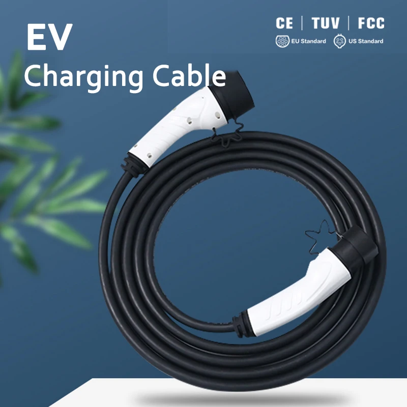 

Зарядный кабель для электромобиля, тип 1 и 2, 16 А, 32 А,-22 кВт, стандарт IEC62196 для зарядного устройства электромобиля