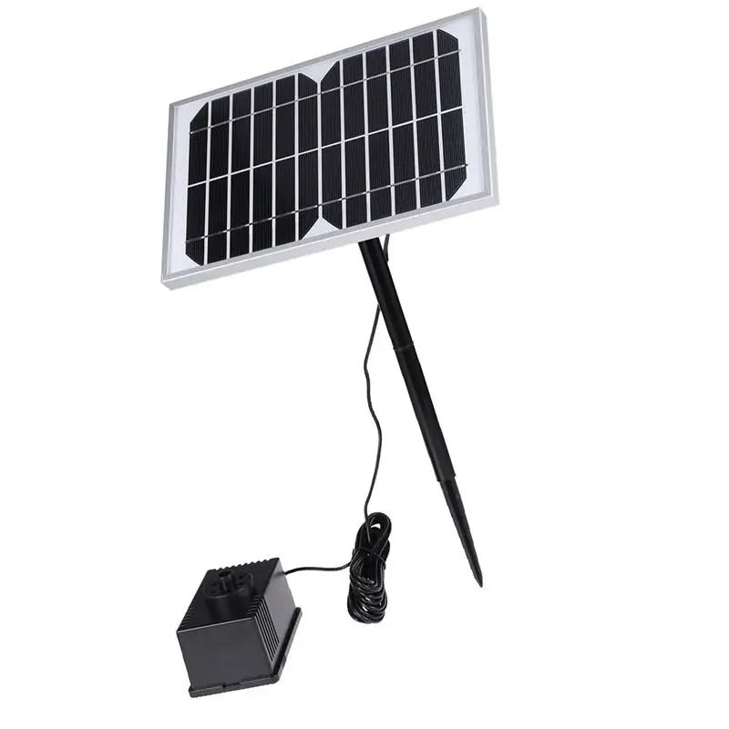 

5 W Solar Water Pump Standing Floating Submersible Water Fountain for Pond Pool Aquarium Fountains Spout Garden Patio