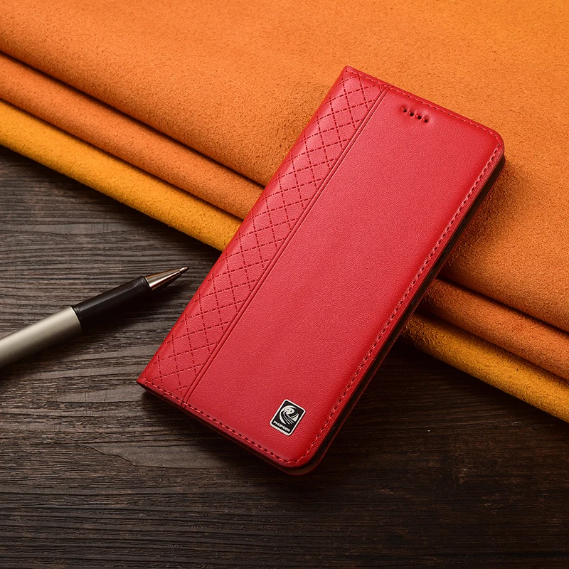 Чехол-книжка из натуральной кожи для XiaoMi 14 13 12 12T 12X 12S 11i 11T 11X Pro Ultra Lite