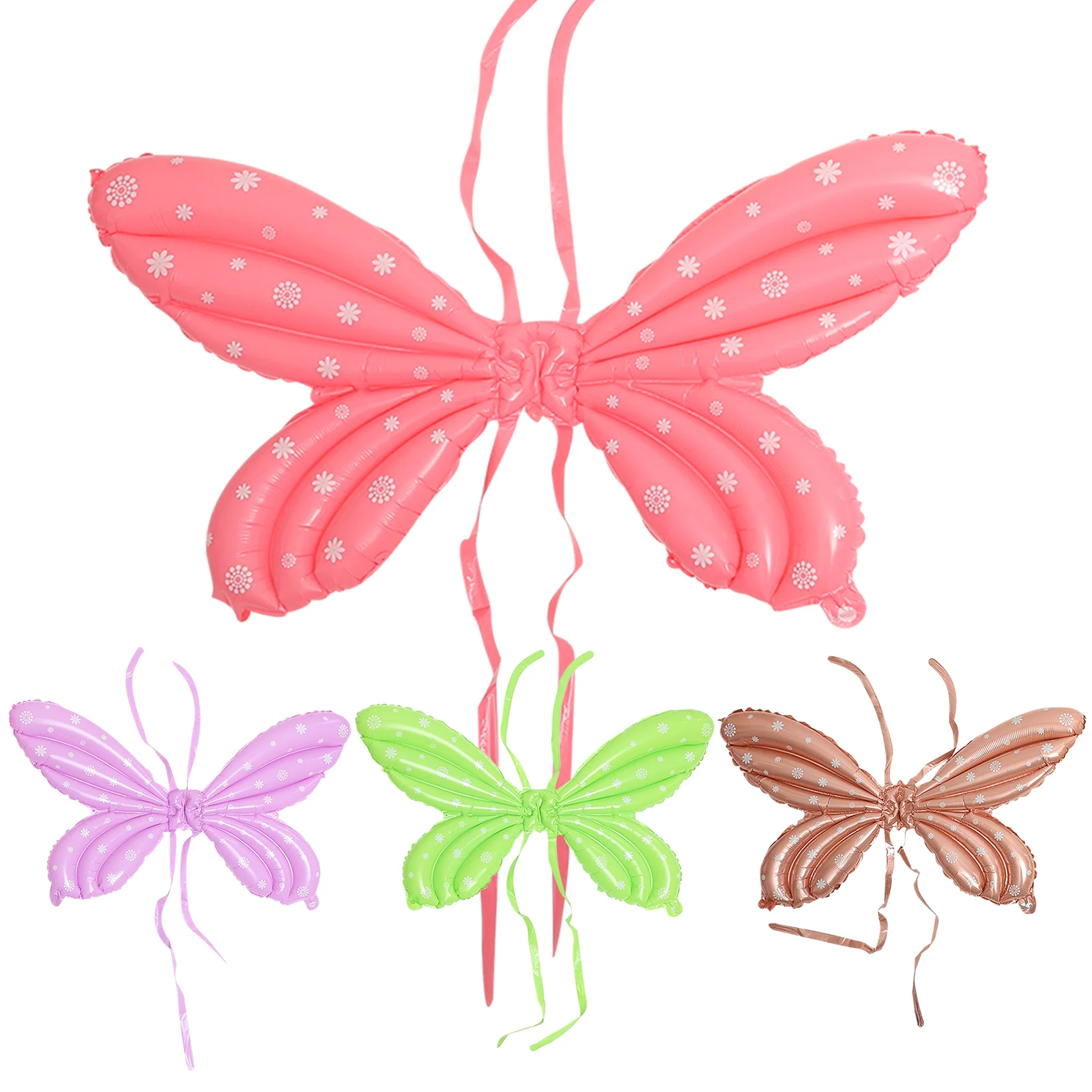 

4pcs Butterfly Foil Balloons Large Wings Balloon Decorative Balloons Party Decoration