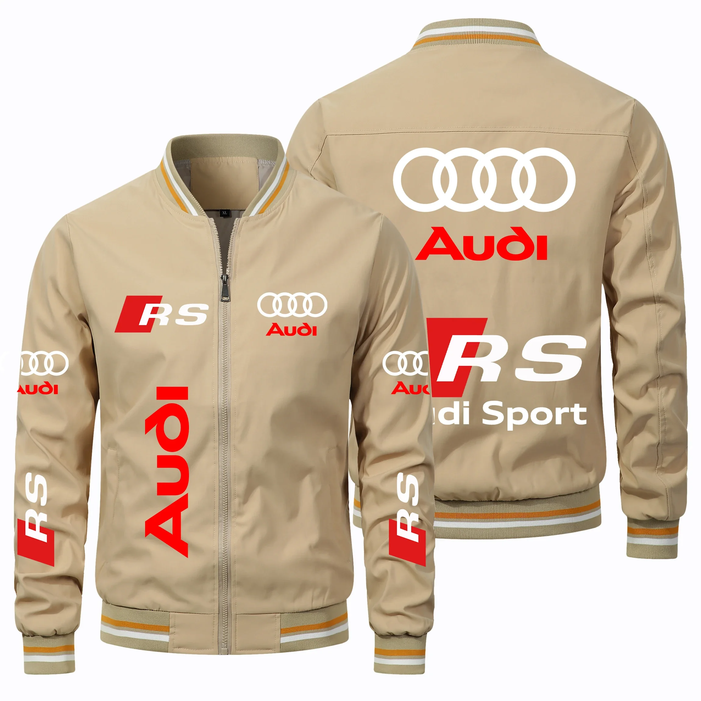 Мужская мотоциклетная куртка с логотипом Audi RS для мотокросса на весну и осень