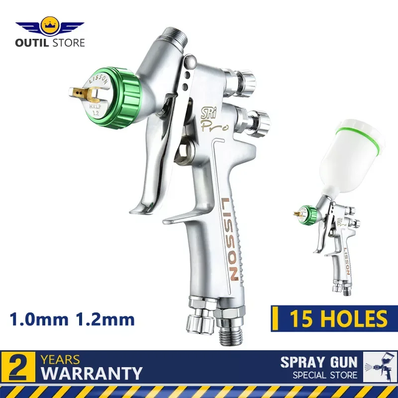 

NEW2023 High Quality HVLP Mini88 Spray Gun 1.0/1.2mm Airbrush Top Paint Sprayer For Painting Aerograph Car Tool Hot Selling