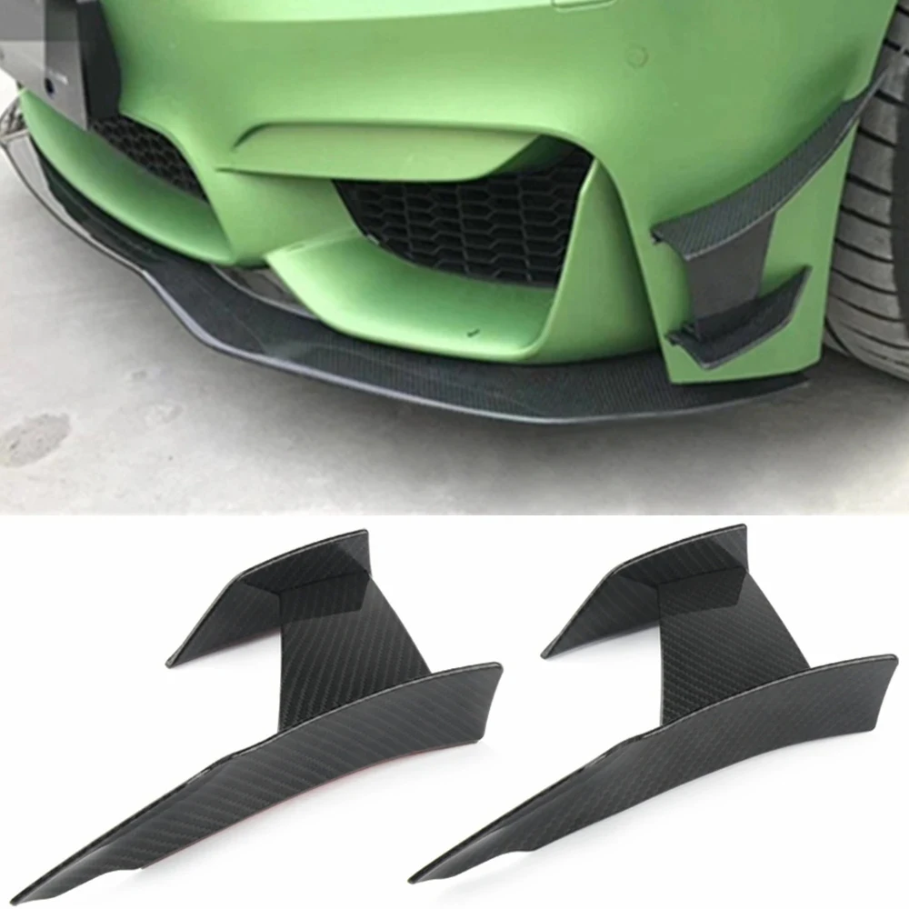 Fexon аксессуары для стайлинга автомобиля из углеродного волокна передний бампер