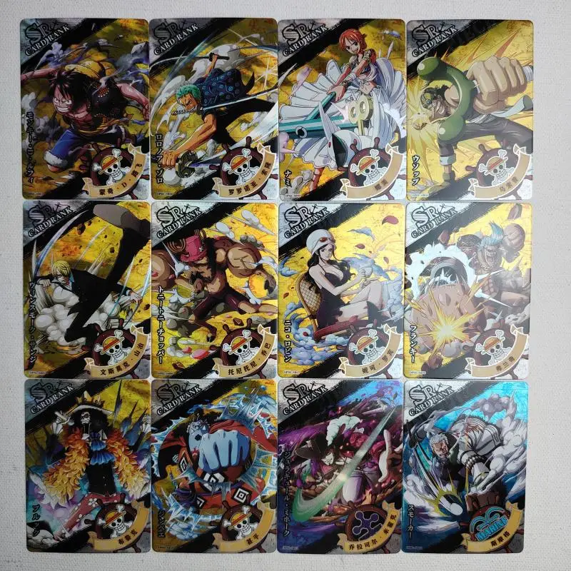 Фото ONE PIECE SSR UR карта Обезьяна Д. Луффи Нами Боа Хэнкок Перона Ширахоши Калифа мальчик Коллекция игрушек Подарки на день рождения и Рождество №5