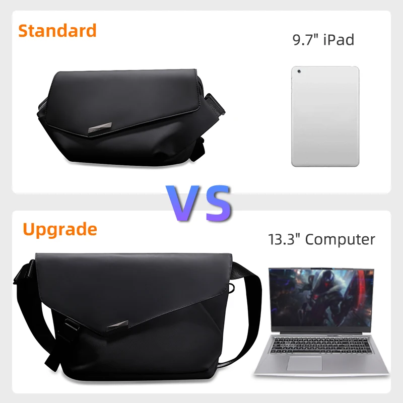 hk new style mens bag crossbody bag hand high quality waterproof shoulder bag for male business travel messenger bag for men free global shipping