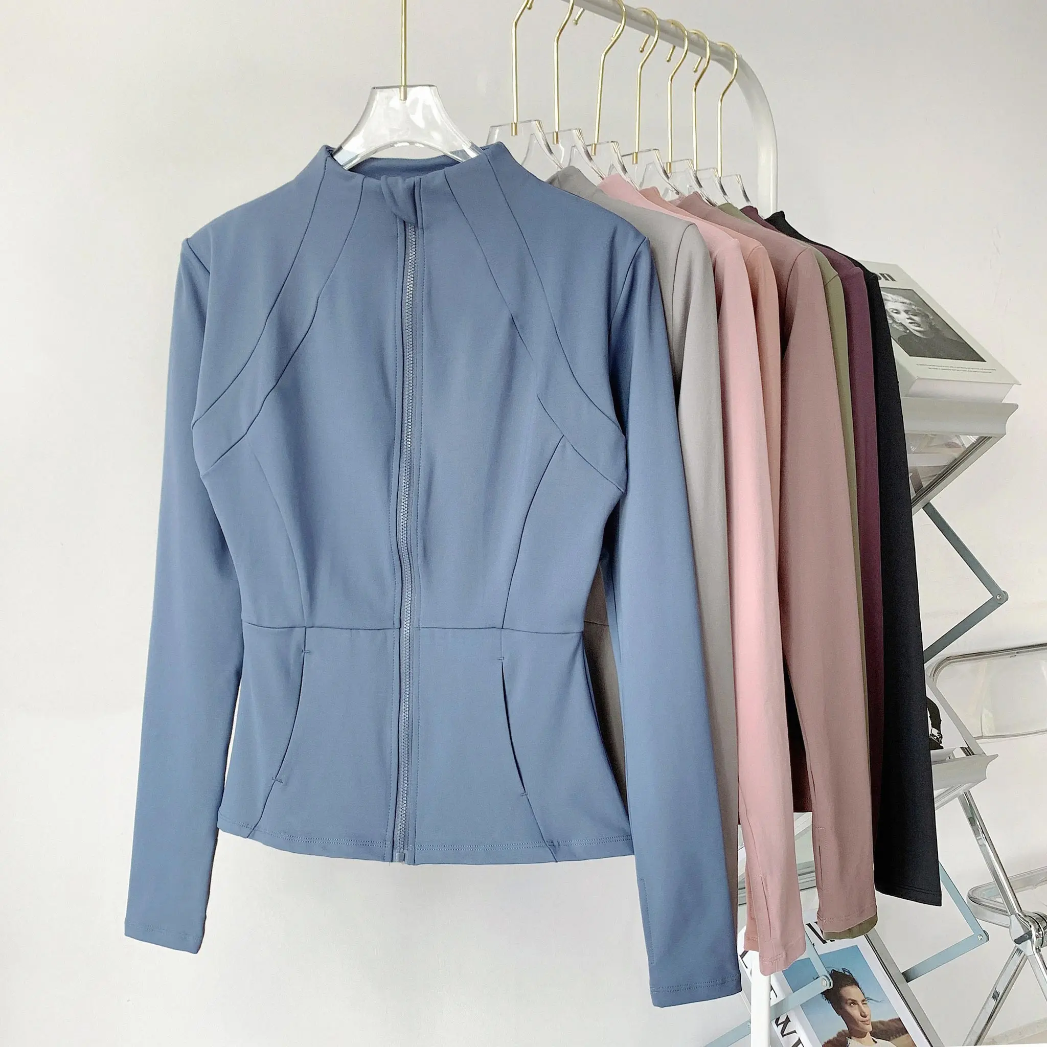 Одежда для верховой езды Женская куртка с длинным рукавом конного спорта