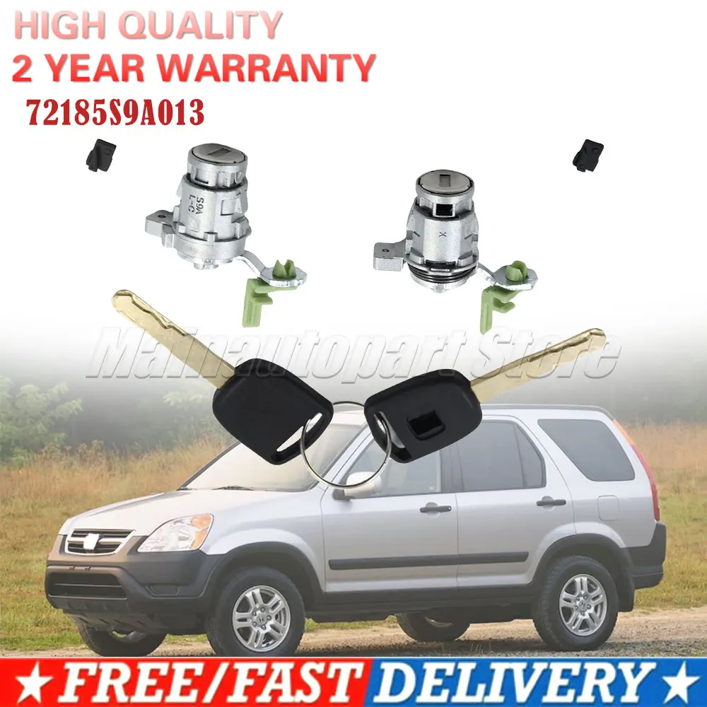 

72185S9A013 для Honda CR V Civic Element, цилиндр зажигания, цилиндр замка двери с ключами