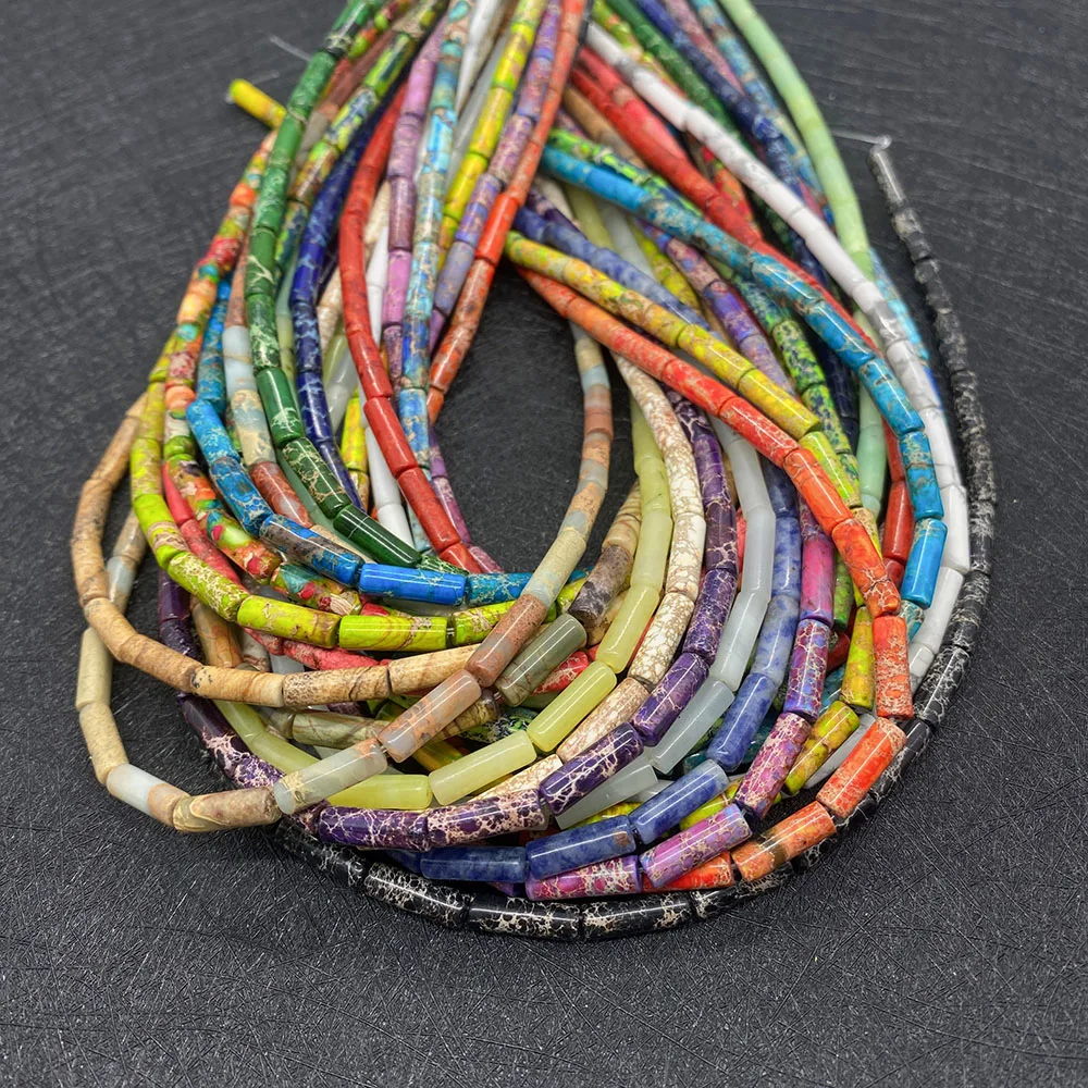 Имперские круглые цилиндрические бусины для изготовления ювелирных изделий