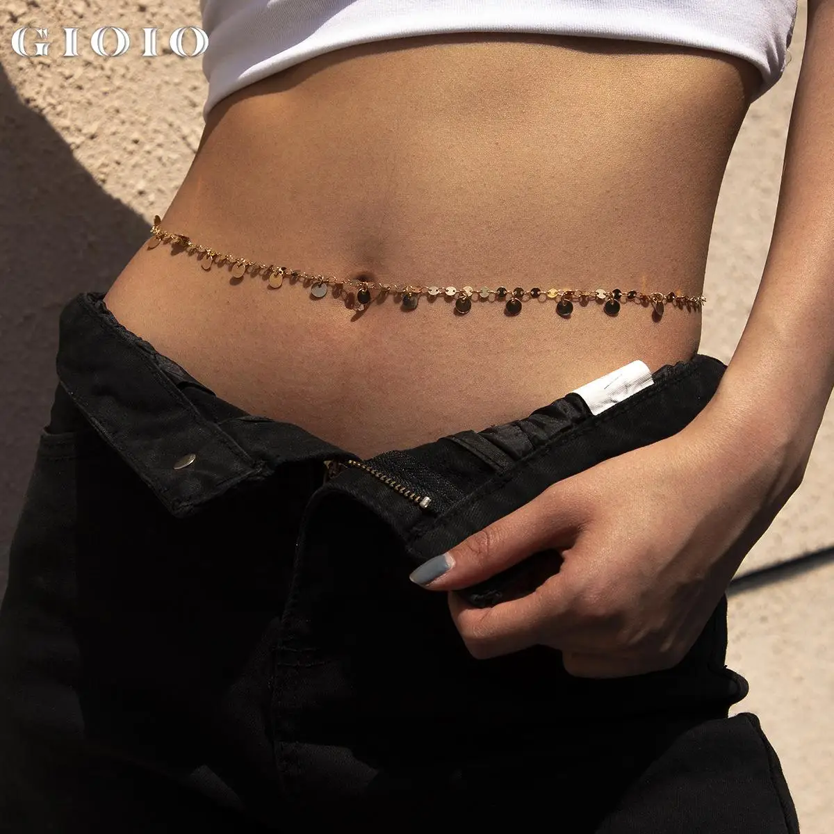 

Цепочка с бахромой, однослойная, Геометрическая, в европейском и американском стиле