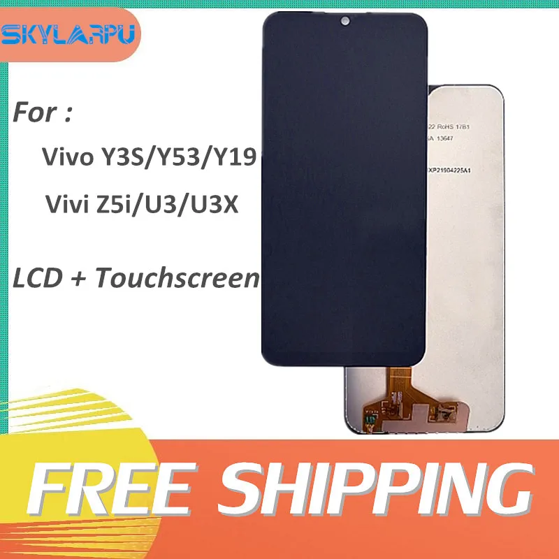 Новый Полный ЖК-экран для сотового телефона Vivo Y3S Y53 Y19 Z5i U3 U3X, панель дисплея, сенсорный экран, дигитайзер, ремонт Новый Полный ЖК-экран для сотового телефона Vivo Y3S Y53 Y19 Z5i U3 U3X, панель дисплея, сенсорный экран, дигитайзер, ремонт