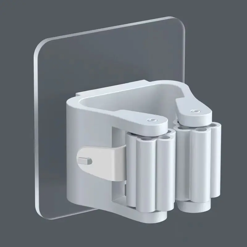 

Настенный держатель для швабры белый