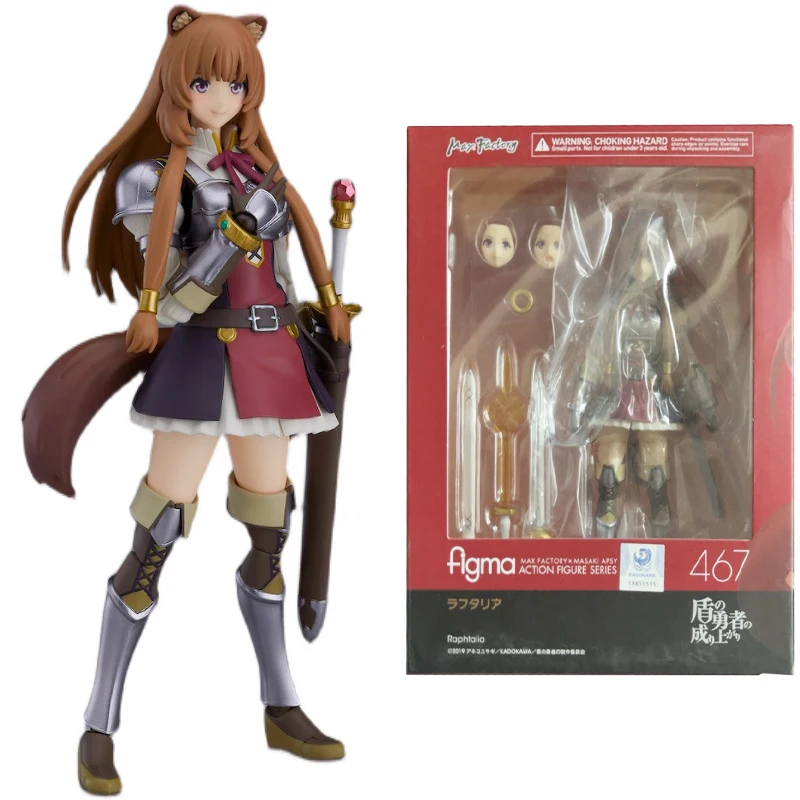 

В наличии оригинальная фабрика Макс ГСК Figma 467 Raphtalia The Rising of The Shield Hero Коллекционная экшн-фигурка игрушки подарки