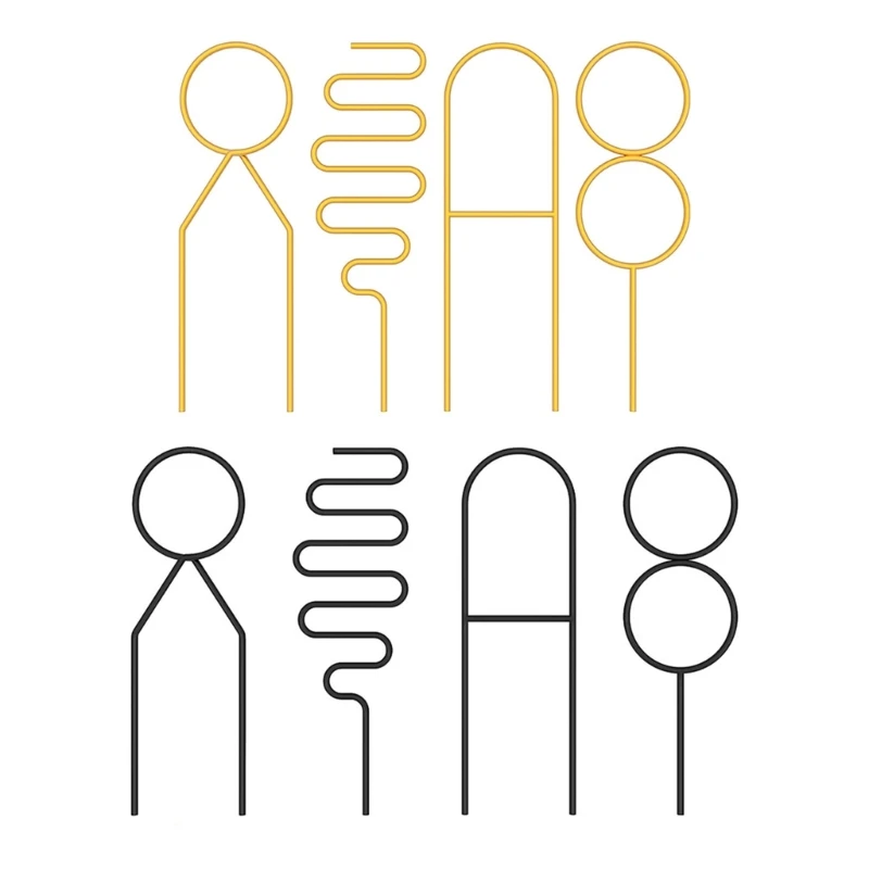 

1Set Indoor Plant Trellis Garden Trellis for Climbing Plant Metal Wire Stake Potted Plant Ornaments Flower Vine Support