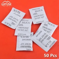 50 pack 1g non toxic silica gel sachet desiccant damp kitchen room living moisture dehumidifier accessories absorber bag