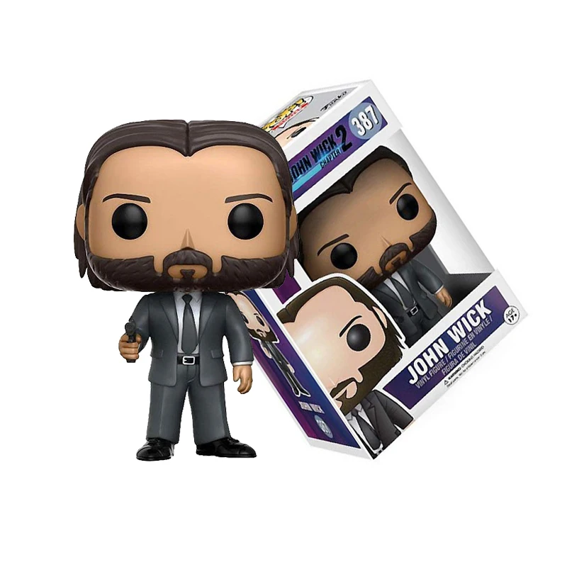 

NEW JOHN WICK 387 #580 # виниловая экшн-игрушка Фигурки Коллекционная модель игрушка для детей 10 см с коробкой рождественские подарки игрушка